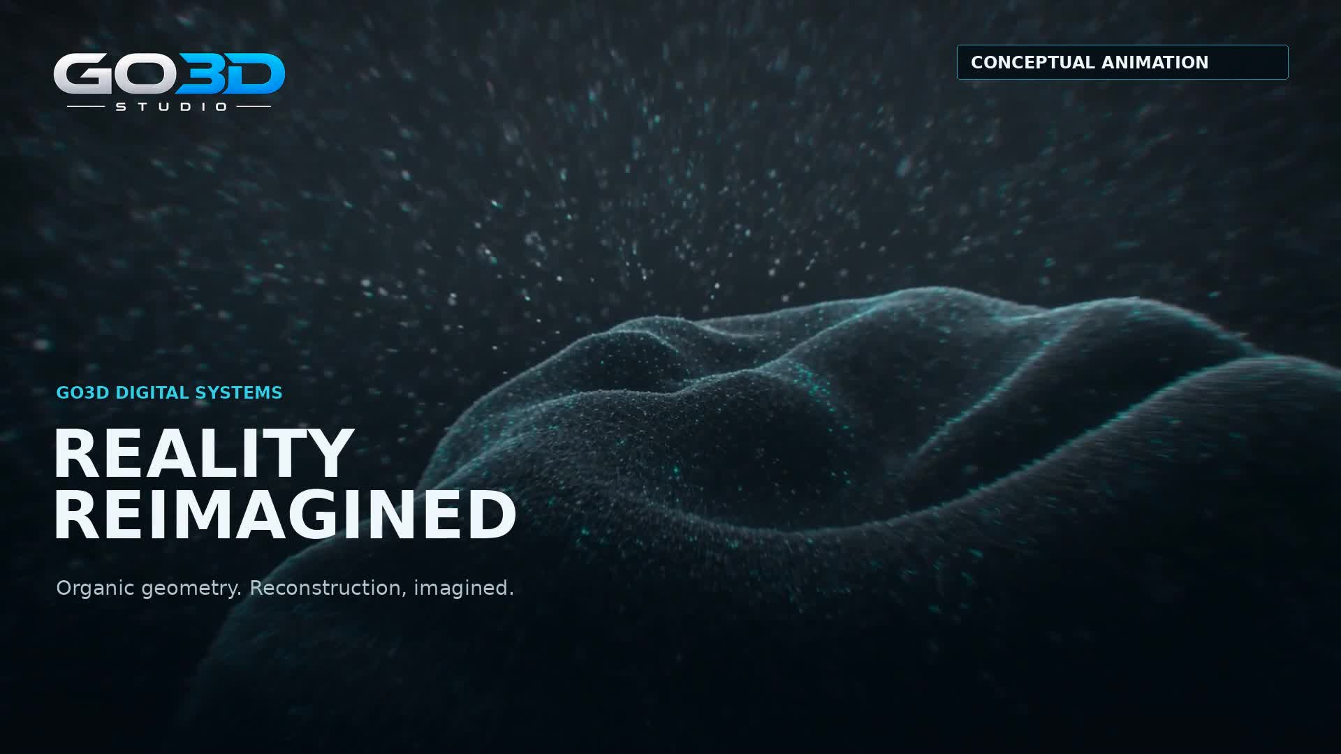 GO3D Reality Reimagined film, conceptual reconstruction sequence