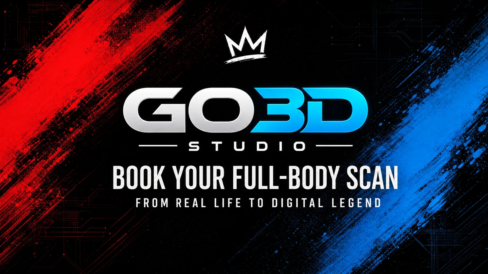 GO3D supplied full-body scan campaign title artwork